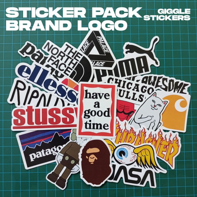 

Sticker Logo Brand PACK + Potong (Pemasangan Helm, Handphone, Laptop, Tab, Koper, Cermin, Body kendaraan)