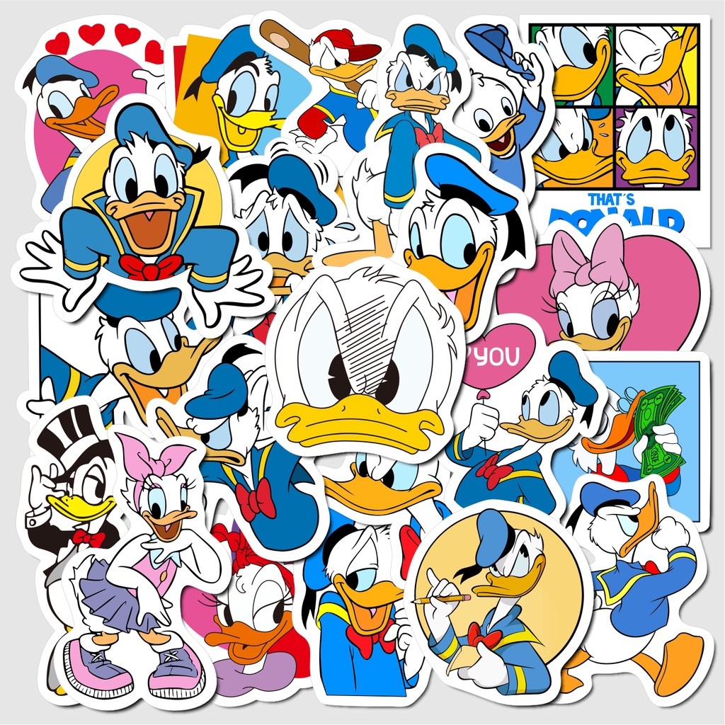

Stiker Pack Donald Duck Aesthetic Paper Waterproof Dekor Sticker Buku Jurnal Laptop Casing Phone