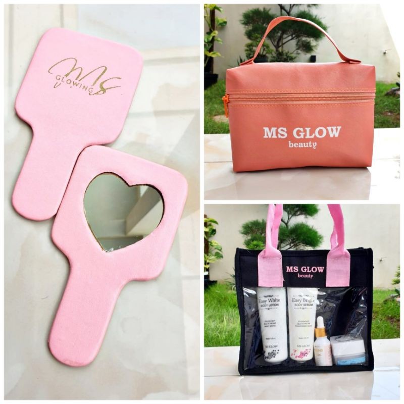 Tas ms glow/pouch ms glow / ms glow skincare / pouch kosmetik / pouch make up / pouch skincare