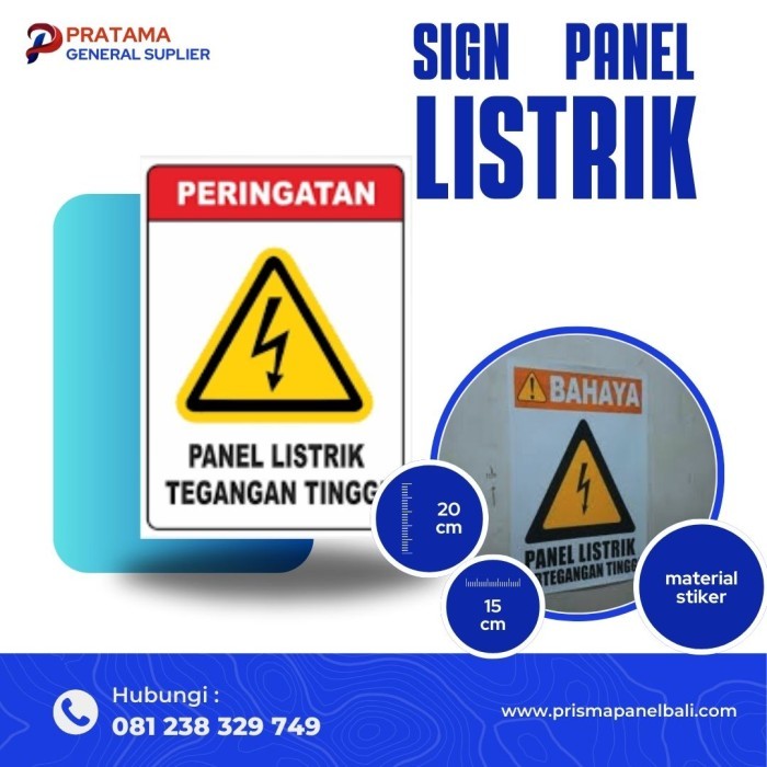 

Sign Stiker Panel Listrik