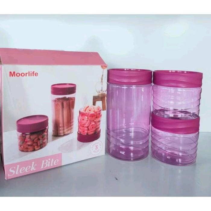 MOORLIFE TOPLES MEWAH 3PCS / SLEEK BITE MOORLIFE toples kue kering - ungu free dus