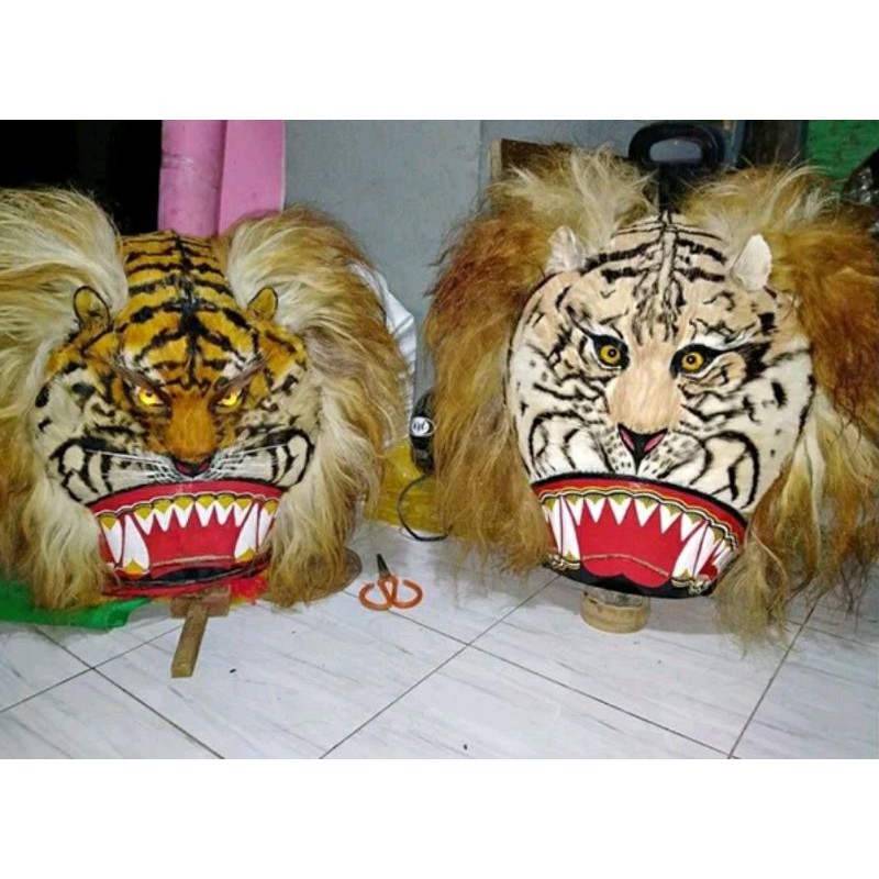 kepala reog barongan reog asli ponorogo coretan - Anugrah Megah