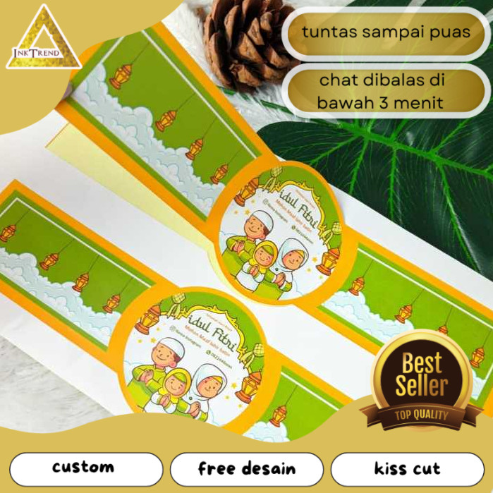 

INKA Cetak Sticker Segel Lebaran Stiker Toples Segel Idul Fitri Segel Kue Lebaran Free Desain