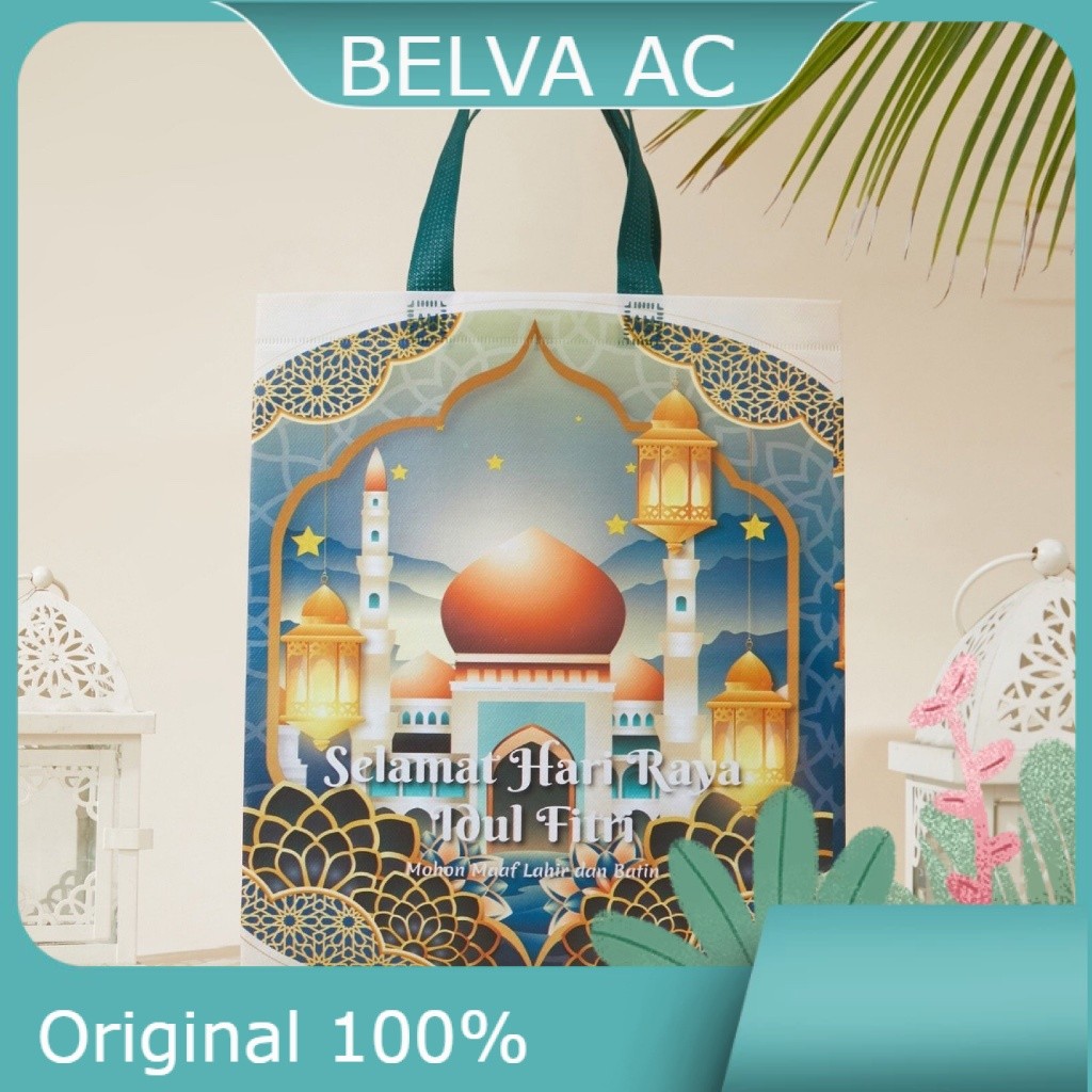

(Isi 12PCS) GOODIE BAG LAMINASI LEBARAN TAS HAMPERS IDUL FITRI SPUNBOND FULL COLOUR/ Tas Sembako