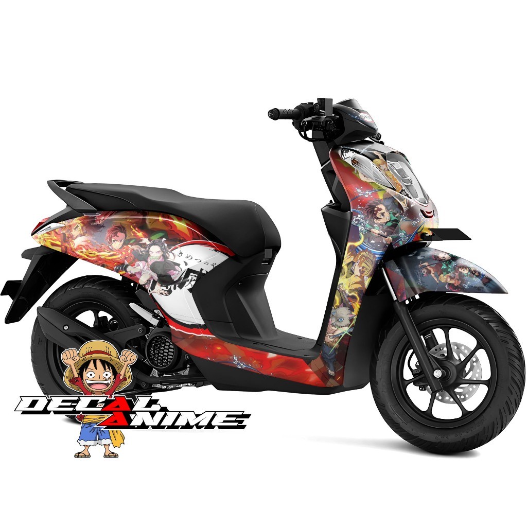 Decal Stiker Genio Full Body Sticker Genio Full Skotlet Variasi Anime - Demon Slayer