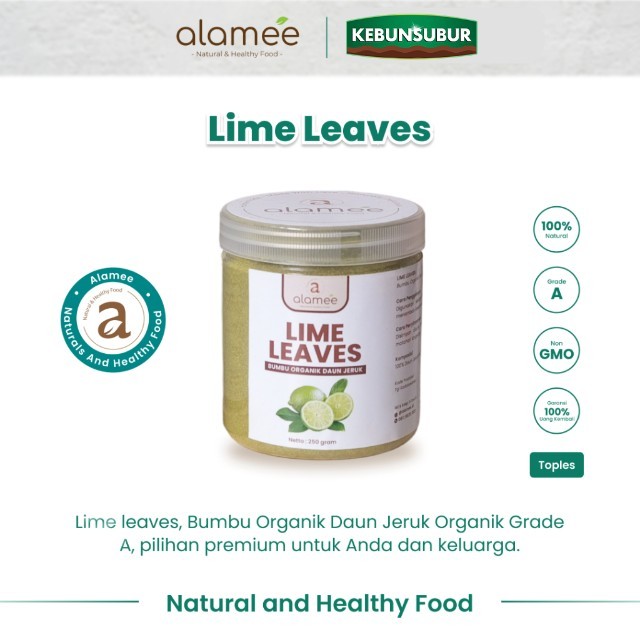 

ALAMEE Bubuk Daun Jeruk Bumbu Instan Lime Powder Dapur Organik Murni Asli Seasoning
