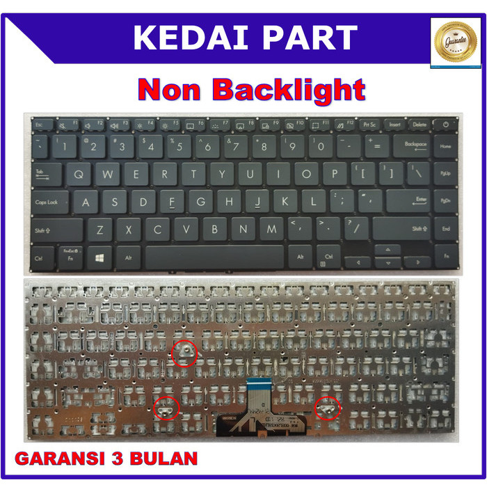 Keyboard Asus Zenbook 14 UX435 U4800 UX435EA UX435EG Non Backlight Backlite
