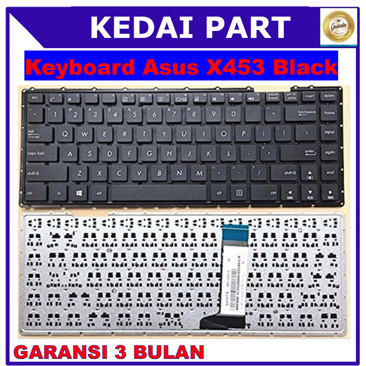 Keyboard Laptop Asus X453 A456 A456U X456UJ A456UR K456 K456U K456UR