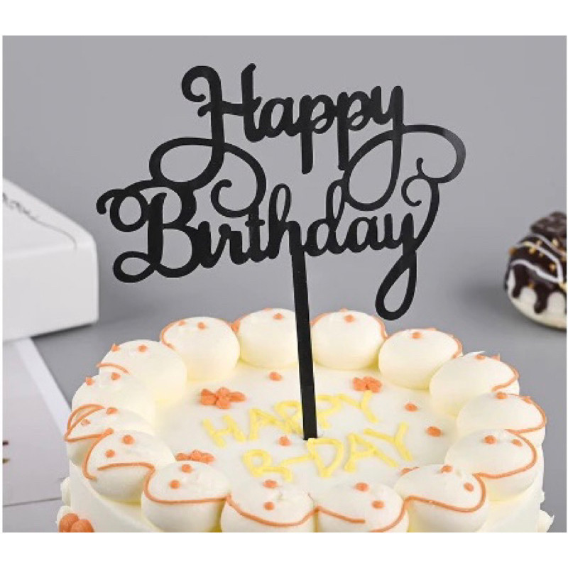 (Toserba 777) TOPER KUE HAPPY BIRTHDAY/HIASAN KUE ULTAH UCAPAN HBD