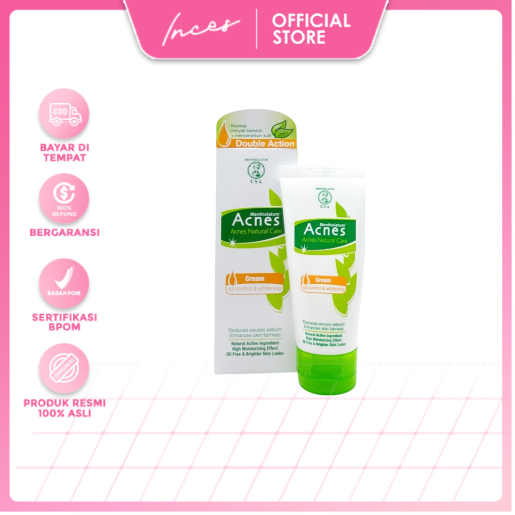 INCES - ACNES Acnes Oil Control & Whitening Cream 40 gr