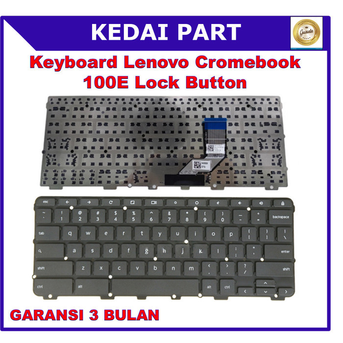 Keyboard Lenovo Chromebook 11 100e YOGA N24 500e N3350 Lock Button Google Version