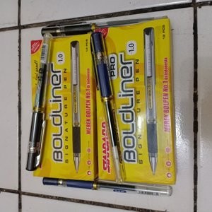

[N E W] PULPEN BOLDLINER PRO HTM/BIRU PER LSN - Hitam