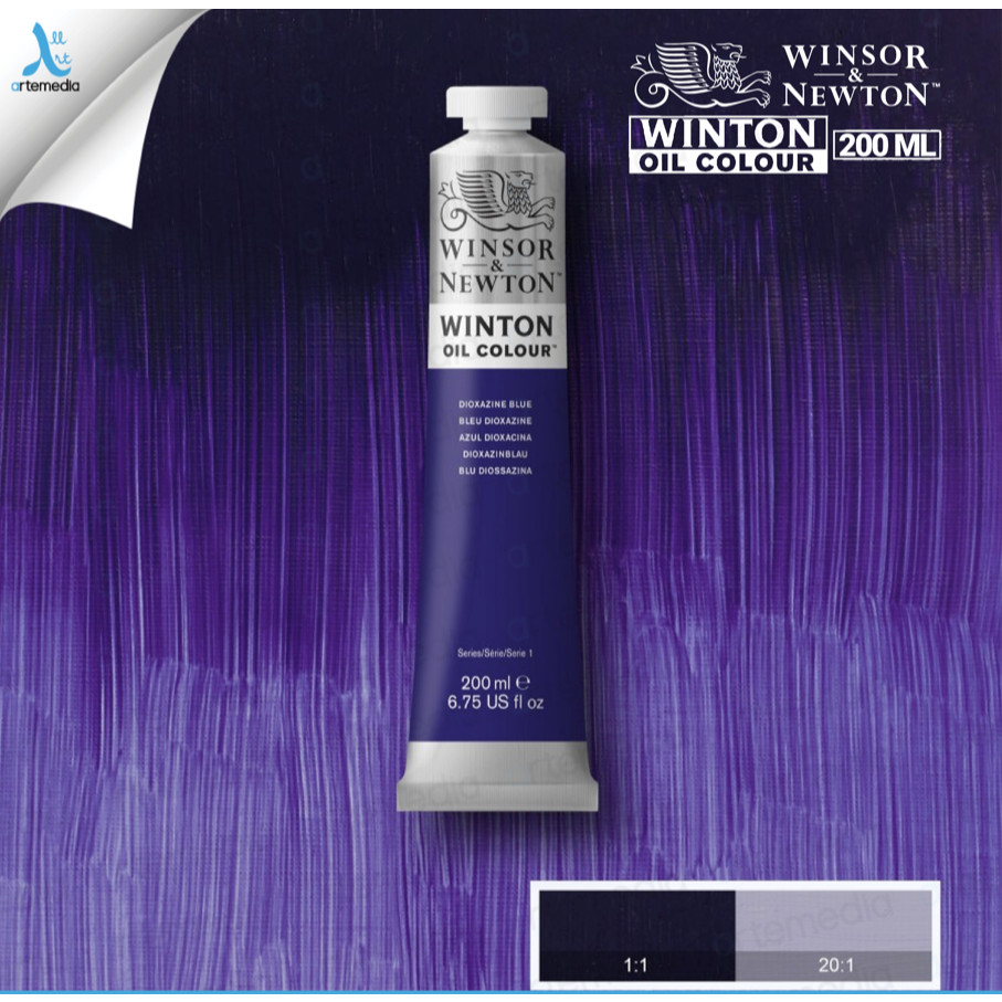 

Gramedia Surabaya - Winsor & Newton Winton DIOXAZINE BLUE 200ml Oil Color