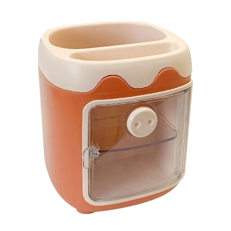 

Cute Creative Fashion Office Storage Box Desktop Multi-function Pencil Holder School Supplies Desk Organizer Stationery