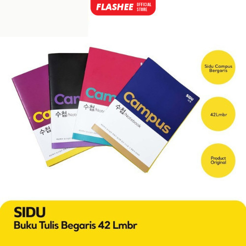 

Buku Campus Sinar Dunia 42 Lembar Buku Tulis Sidu Campus Korea 1 Pcs