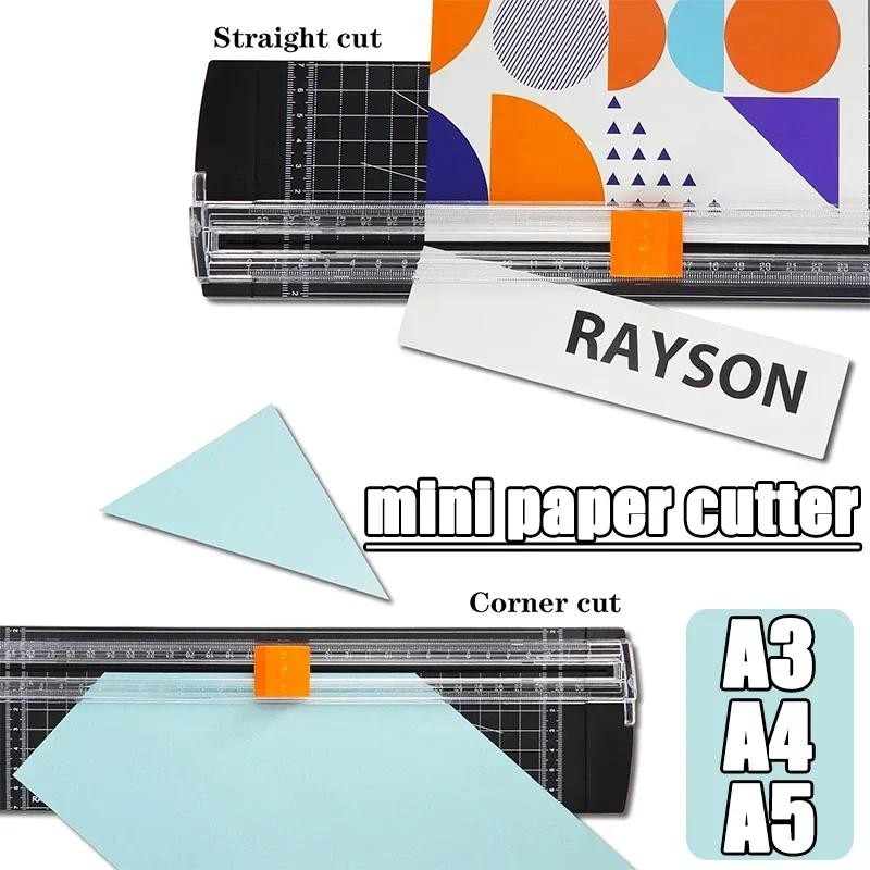 

A4/A5 Mini Paper Cutter with Pull-out Ruler for DIY Office Home Stationery Photo Trimmer Scrapbooking Light Cutting Mat Machine