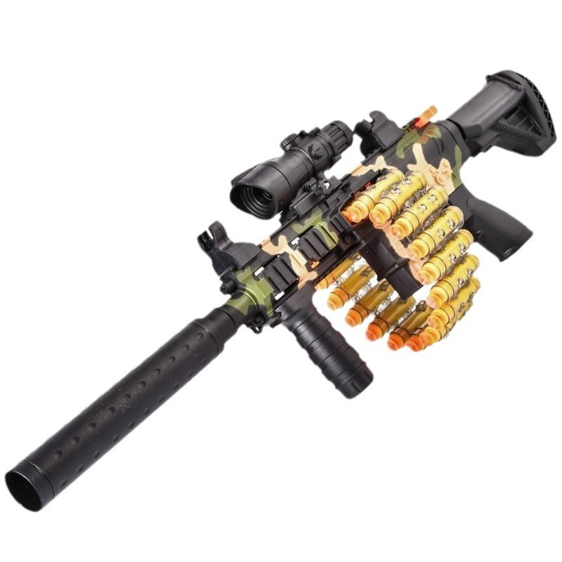 Mainan Anak TOY GUN M416 ASSAULT RIFLE Tembakan Eva Soft Bullet Series 806