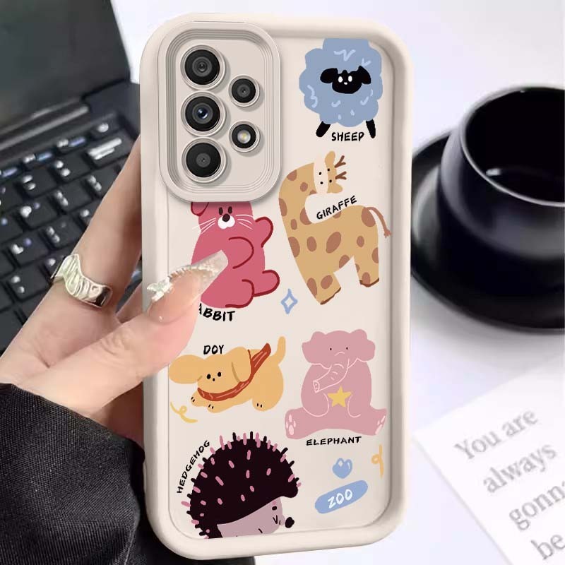 Case For Samsung A53 5G A71 4G 5G F04 F12 F22 M01s M04 M10S M11 M12 M22 M32 Samsung A715F Casing HP 