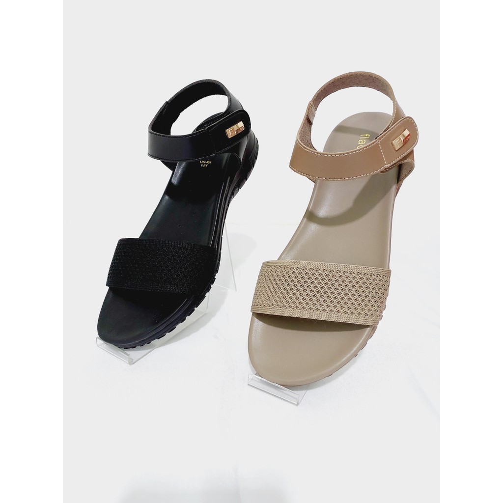 FLADEO Ori Mall FLD102 Sendal/Sepatu Wanita Strap Rajut