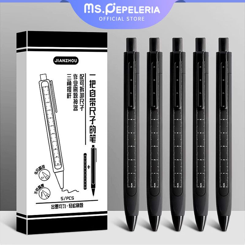 

Gelpen/Pulpen ins style penggaris, tampilan bagus dilengkapi dengan penggaris, pulpen warna hitam 0.5. Pulpen ujian 0.5 tinta h0,5 mmHitambuatan-Ms.Pepeleria
