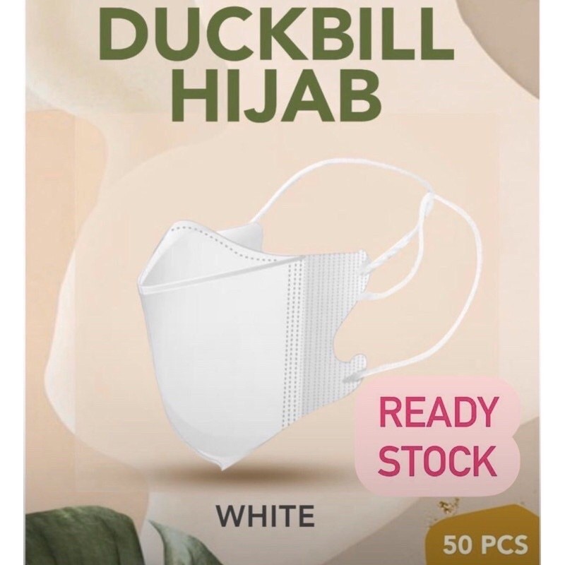 MASKER DUCKBILL HIJAB YNB KUALITAS PREMIUM