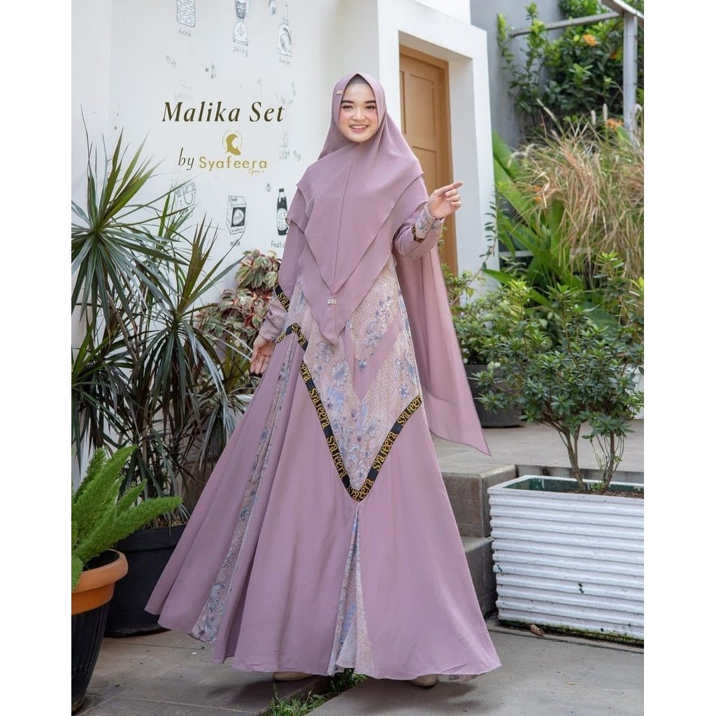 100% Original [COD] GAMIS SYAR'I SUPER PREMIUM SYAFERA/MALIKA SET SYAR'I/SYAR'I MEWAH TERBARU/SYARI 