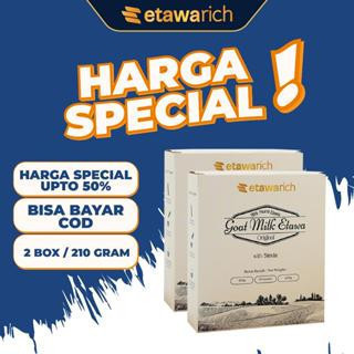 

9 Box Susu Etawarich Bubuk Kambing Etawa Dairy Milk Food Sugar susu kambing bubuk 210g | nyeri sendi | nyeri lutut kaki | nyeri sendi dan tulang | kesehatan tulang | susu kambing bubuk murni 100% | Cegah Osteoporosis |asam urat herbal | susu Kambing |