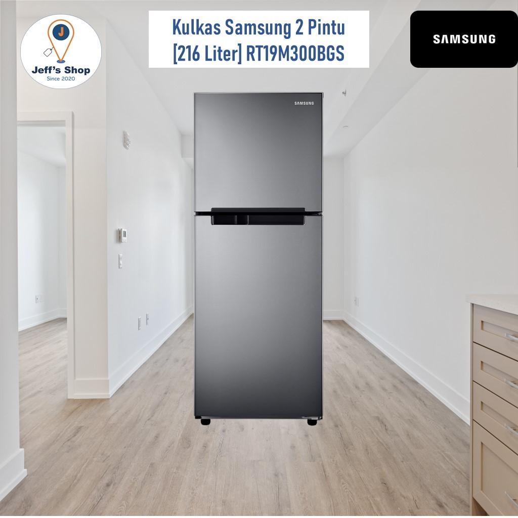 FROMO SHOP SALE Kulkas Samsung 2 Pintu [216 Liter] RT19M300BGS