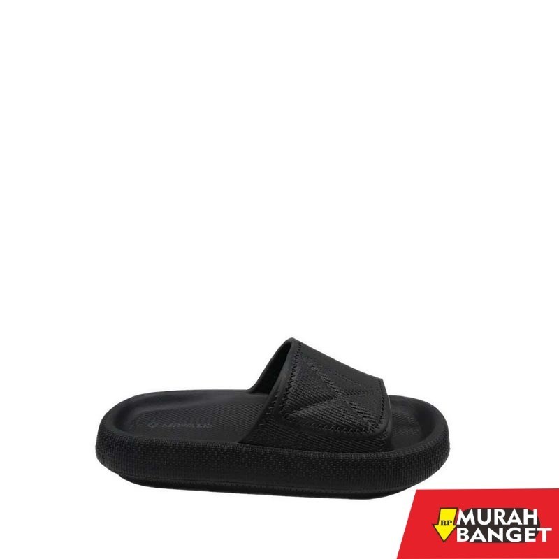 Sandal rumah laki laki- Airwalk Sasen Men's Sandals- Black