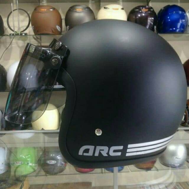 Helm arc asli premium kaca ori bogo