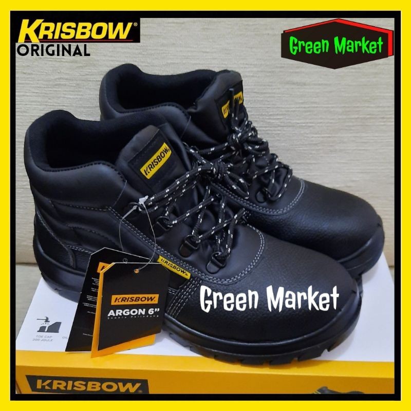 Trends - Sepatu Safety Krisbow ARGON 6" || Safety Shoes Krisbow ARGON 6" || Sepatu Safety ARGON pengganti Arrow 6"