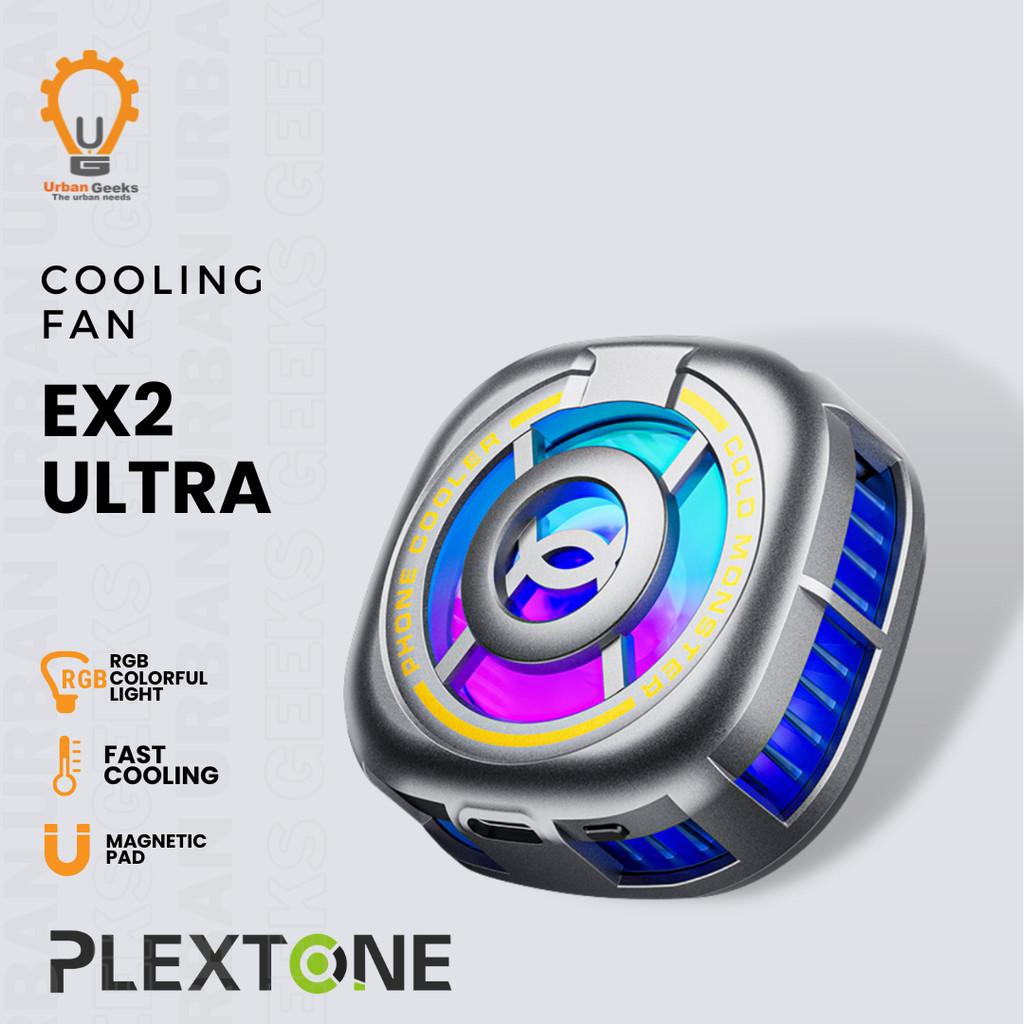 Plextone EX2 Ultra Magnetic Radiator Fan Cooler For Mobile Phone