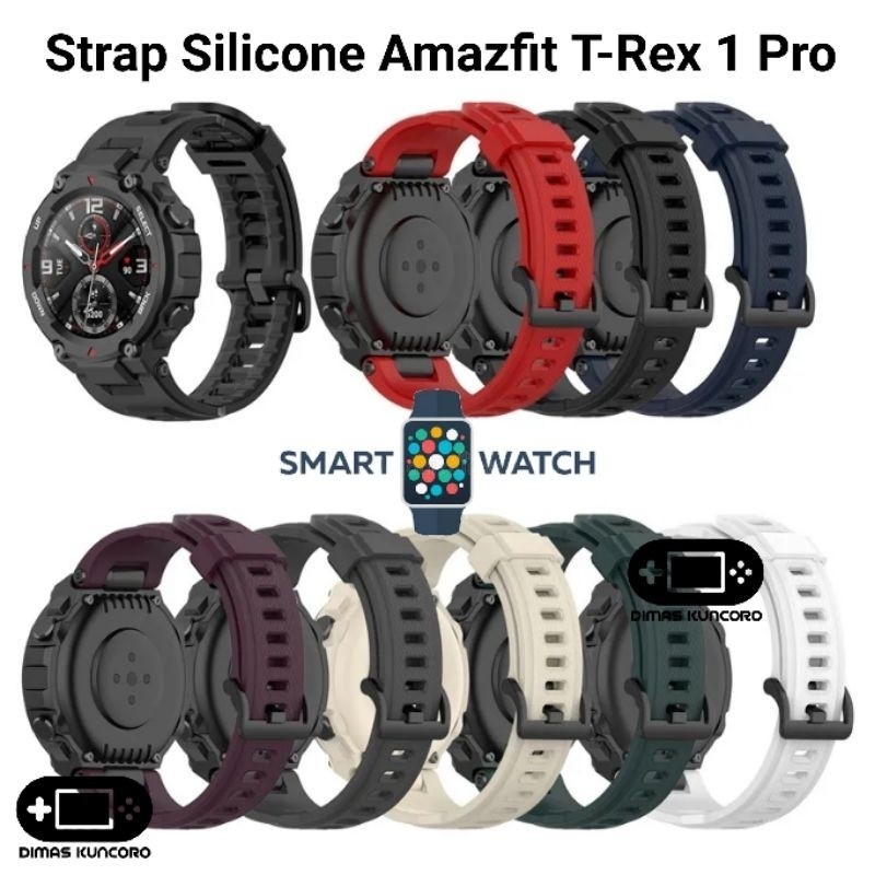 RAVE Strap Silicone Amazfit T-Rex 1 PRO silikon tali jam huami trex t rex tangan smartwatch Original