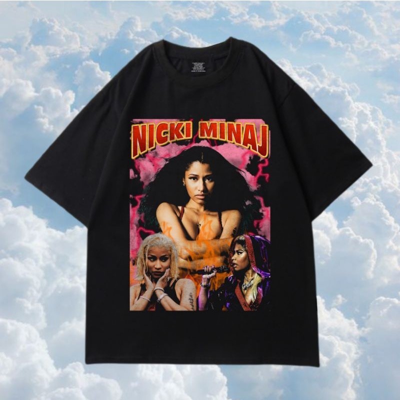 T SHIRT BOOTLEG NICKI MINAJ - KAOS NICKI MINAJ VINTAGE TERMURAH