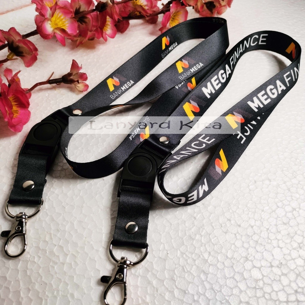 

LANYARD TALI ID CARD PRINTING BANK MEGA