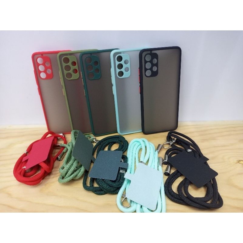 CASE MY CHOIS PLUS TALI GANTUNGAN SAMSUNG A32 SILICON KEKINIAN