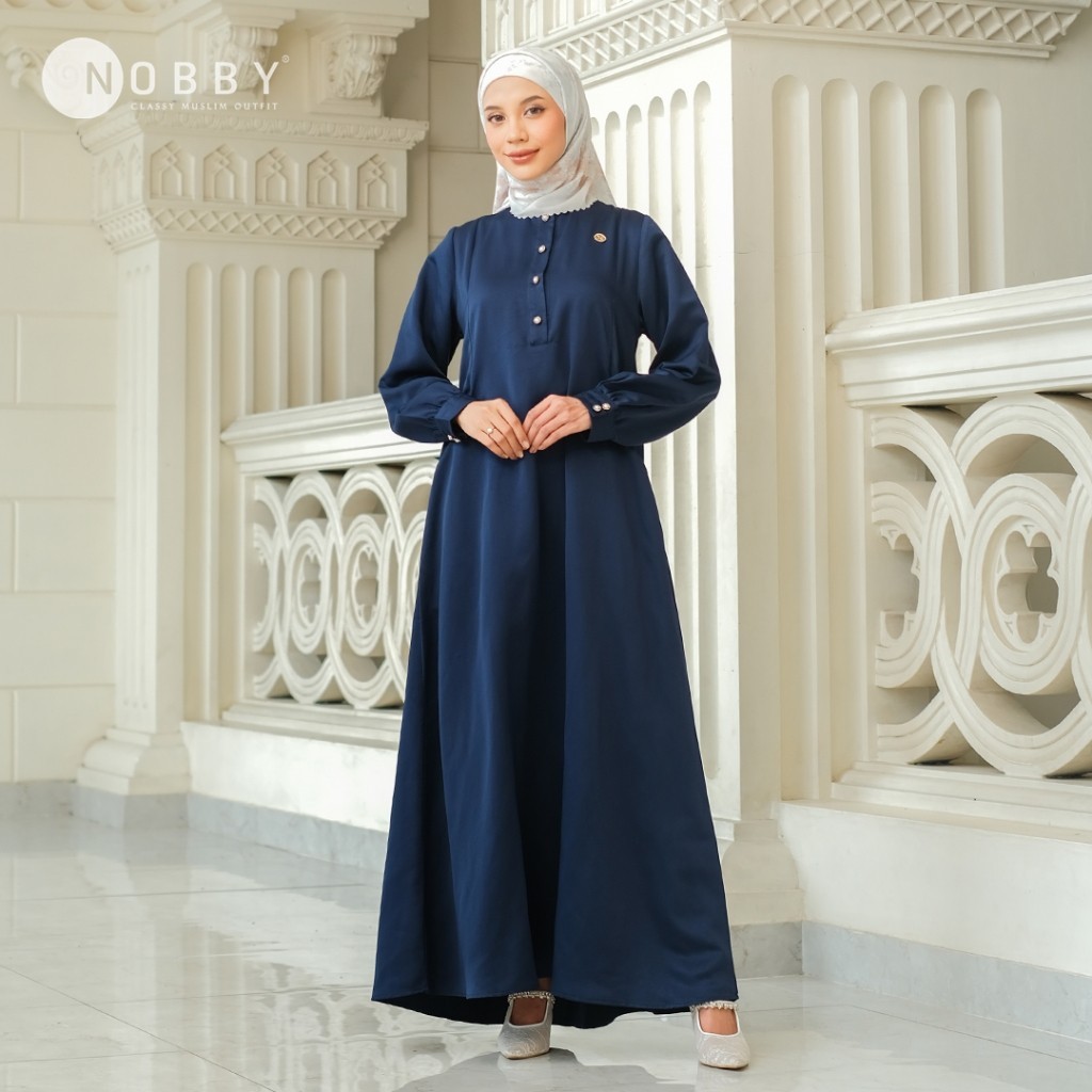 FLASH SALE Nobby - Niskala Dress 2 Gamis Wanita Koleksi Lebaran 2024