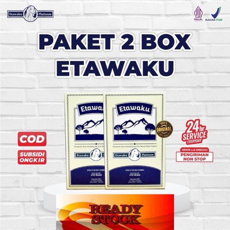 

Etawaku Platinum Susu Kambing Etawa Untuk Nyeri Tulang Sendi dan Sesak( Gratis Ongkir & COD )