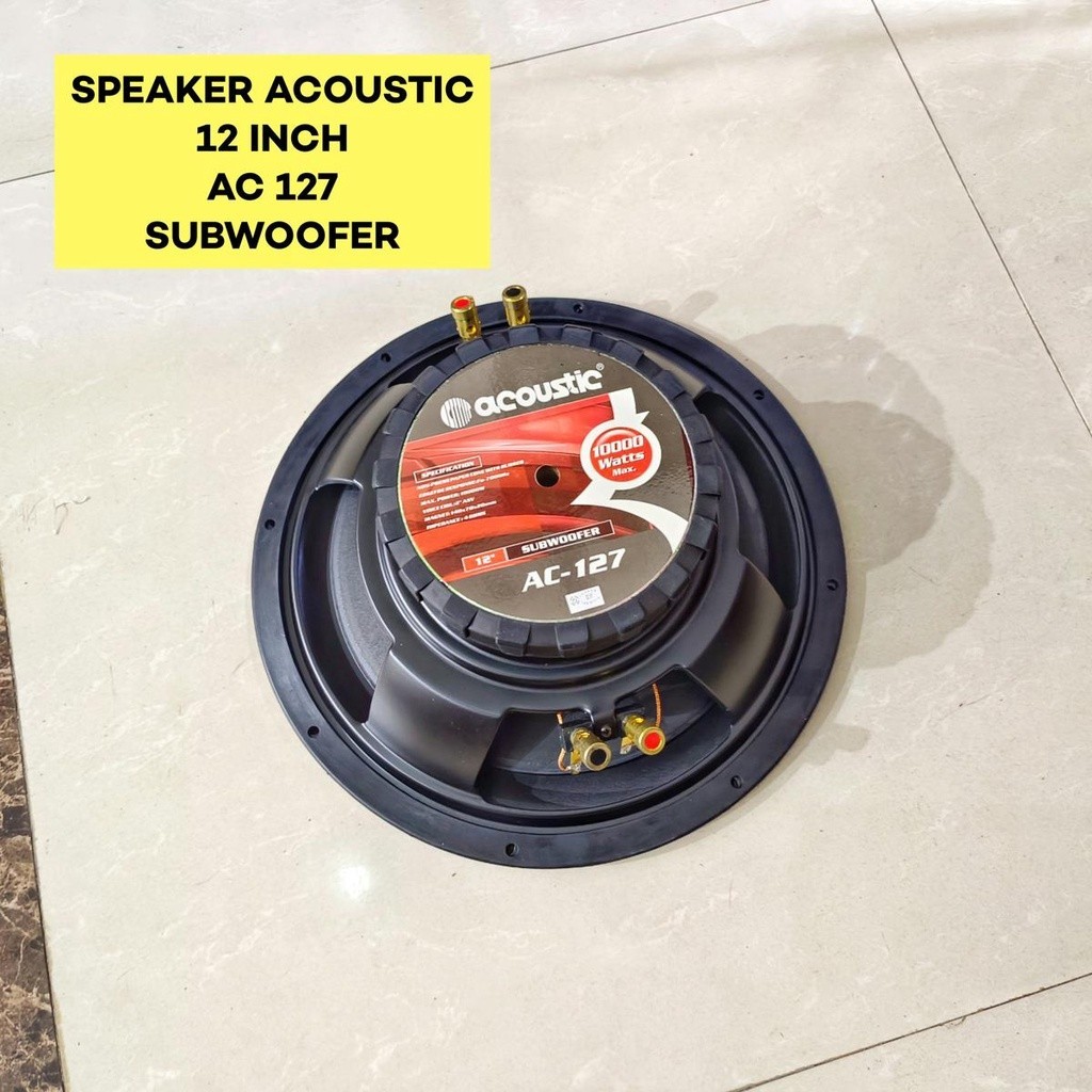 Speaker Acoustic 12 Inch AC127 AC 127 Subwoofer