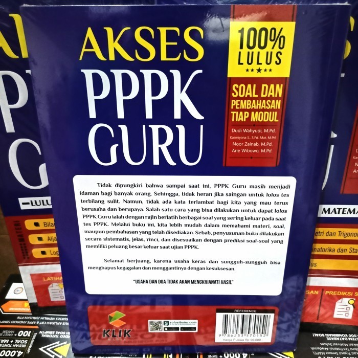 ✨BISA COD✨ - BUKU AKSES PPPK GURU - Lulus Kompetensi Teknis Matematika PPPK 2021