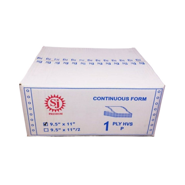 

[DUS] KERTAS KOMPUTER CONTINUOUS FORM 1 PLY 9,5 X 11 FULL / BAGI 2 PRS - SINAR JAYA SJ PREMIUM