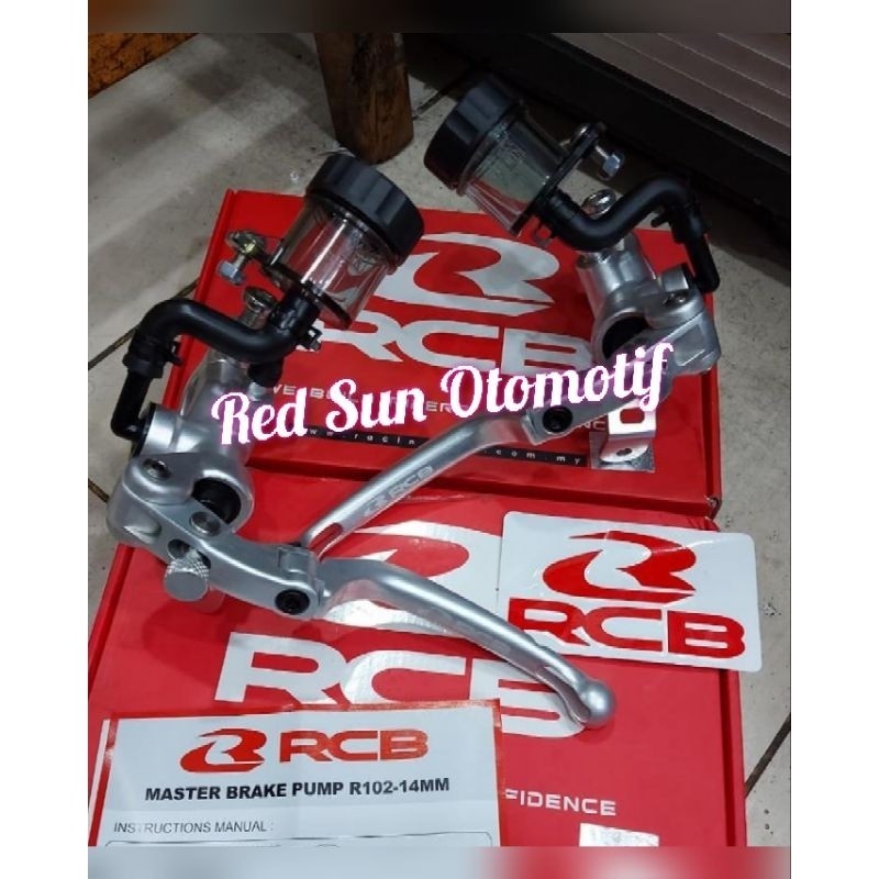Master Rem RCB S1 14 mm FULL SILVER  Kanan Kiri Pcx Nmax Adv Xmax vario 160 ABS