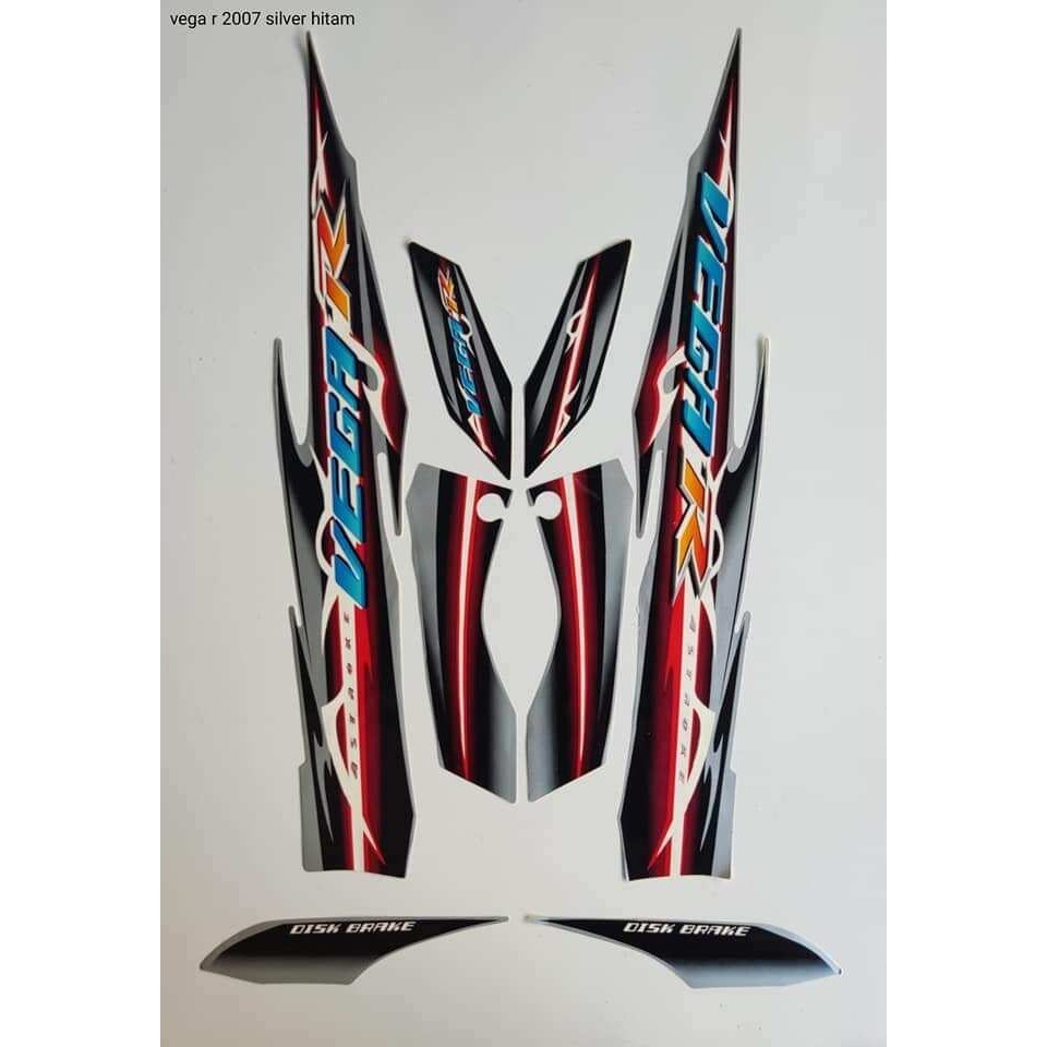 striping standar ori lis sticker vega r new vega r 2007