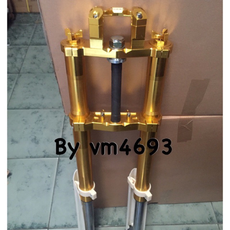 Shock depan usd klx super moto full cnc