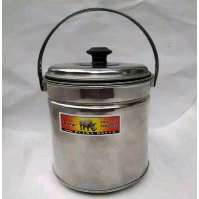 rantang sayur stainless tunggal / tempat sayur / wadah sayur