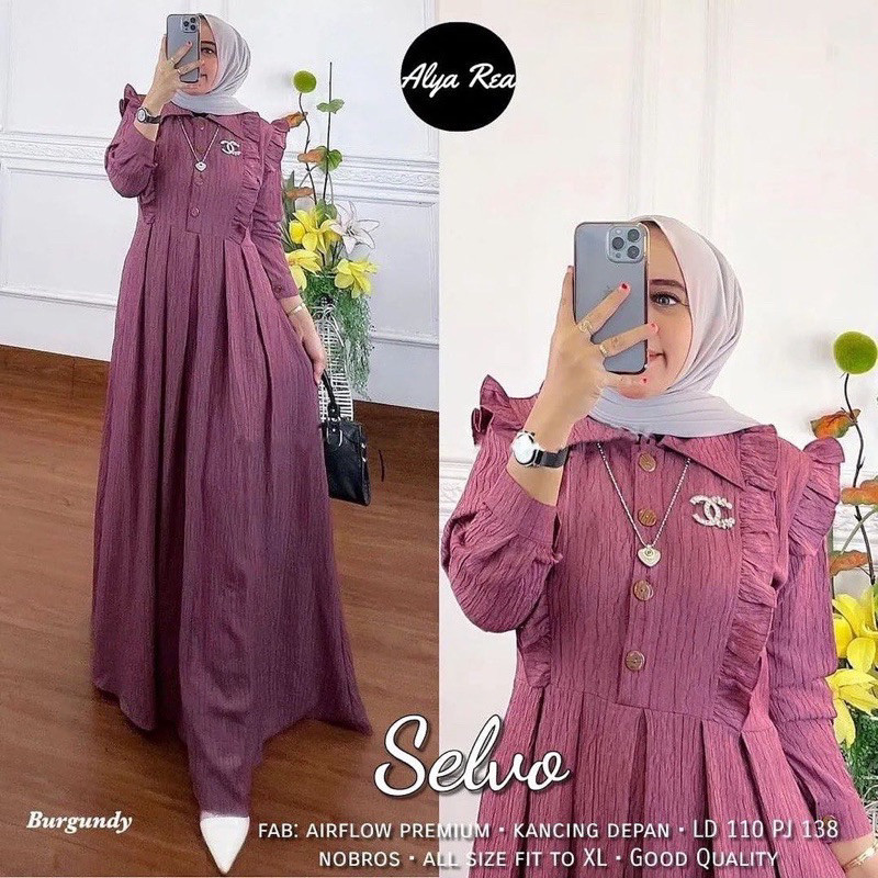 GAMIS SELVO CRINCLE AIRFLOW Promo Idul Adha