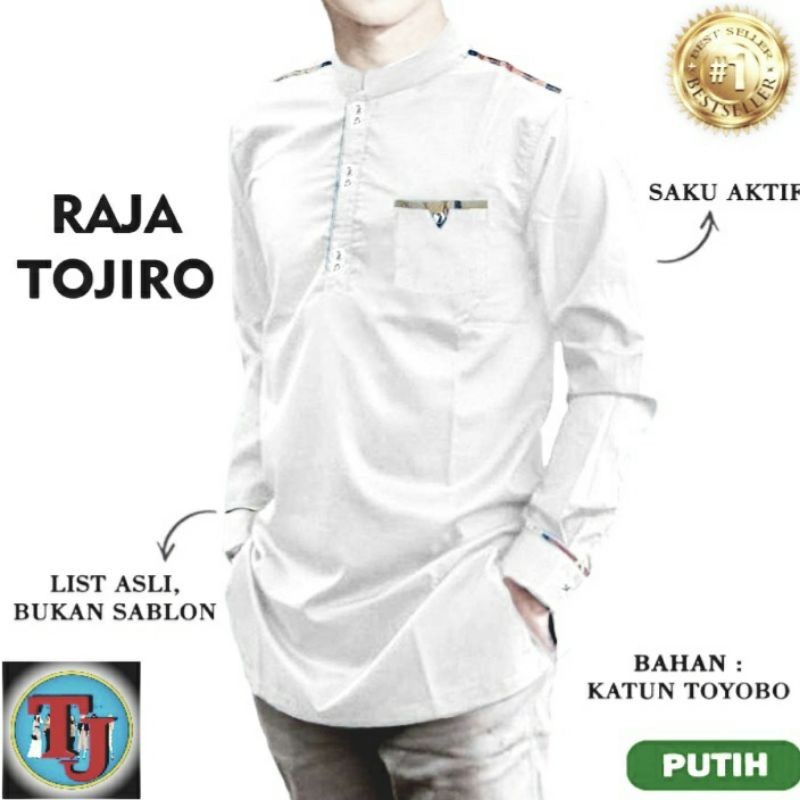 TJ BAJU ATASAN MUSLIM KOKO QURTA RAJA TOJIRO