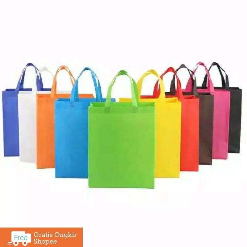 

1 lusin (12pcs) Tas Pres | Tas Spunbond | Tas Belanja