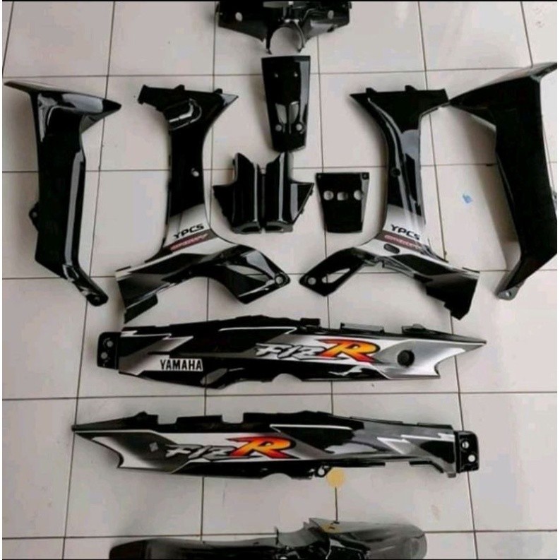 Cover body full f1zr fizr full set halus Hitam