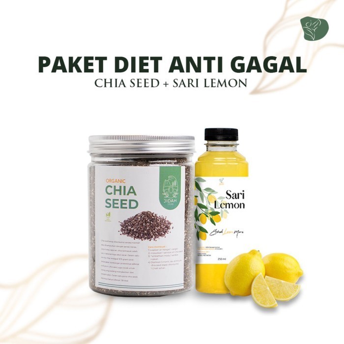 

YP Paket Diet Chia Seed + Sari Lemon Asli Non GMO Diet Sehat | Super Food